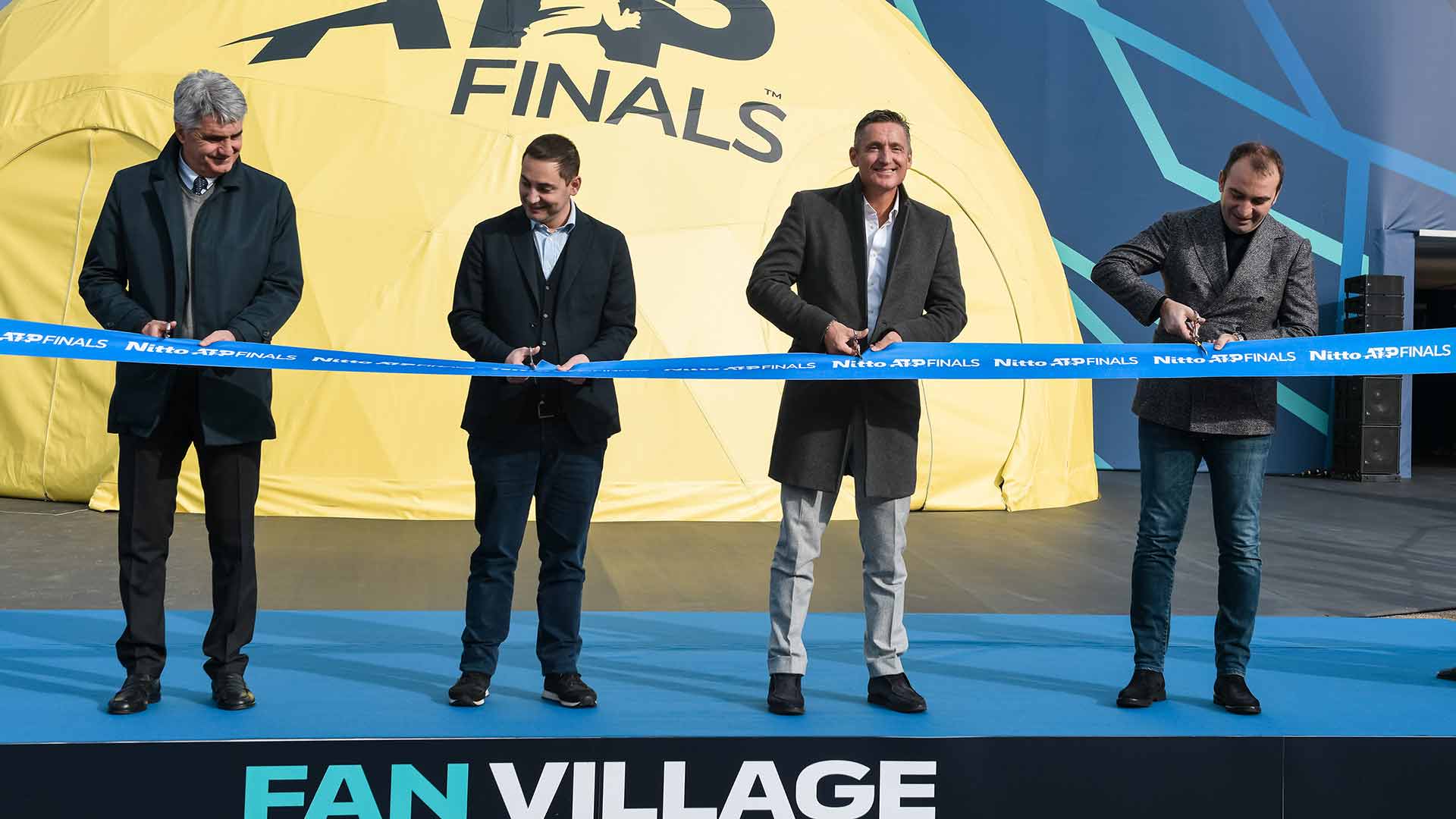 Fan village ribbon cutting