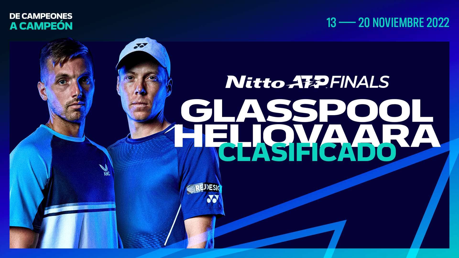 Glasspool/Heliovaara Harán Su Debut En Las Nitto ATP Finals News