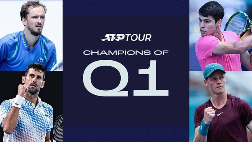 Medvedev, Djokovic, Alcaraz Among Champions Of Q1 | News Article ...